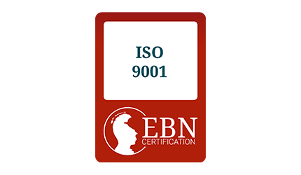 Logo van de ISO 9001 certificering