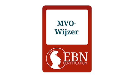 Logo van het MVO-Wijzer certificaat