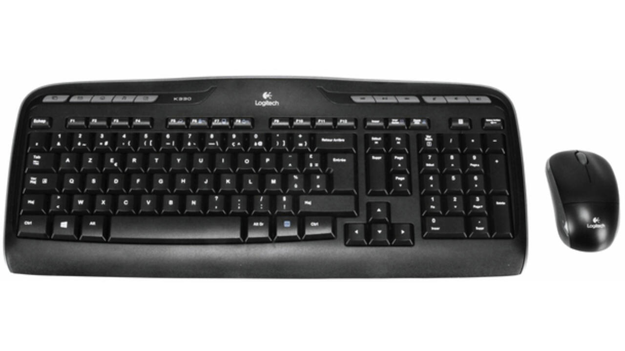 Toetsenbord Logitech MK330 Azerty +muis zwart