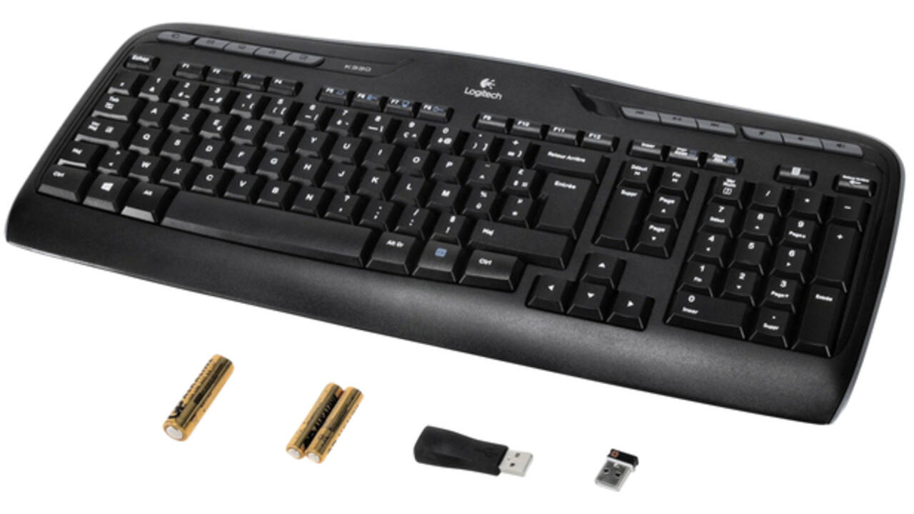 Toetsenbord Logitech MK330 Azerty +muis zwart