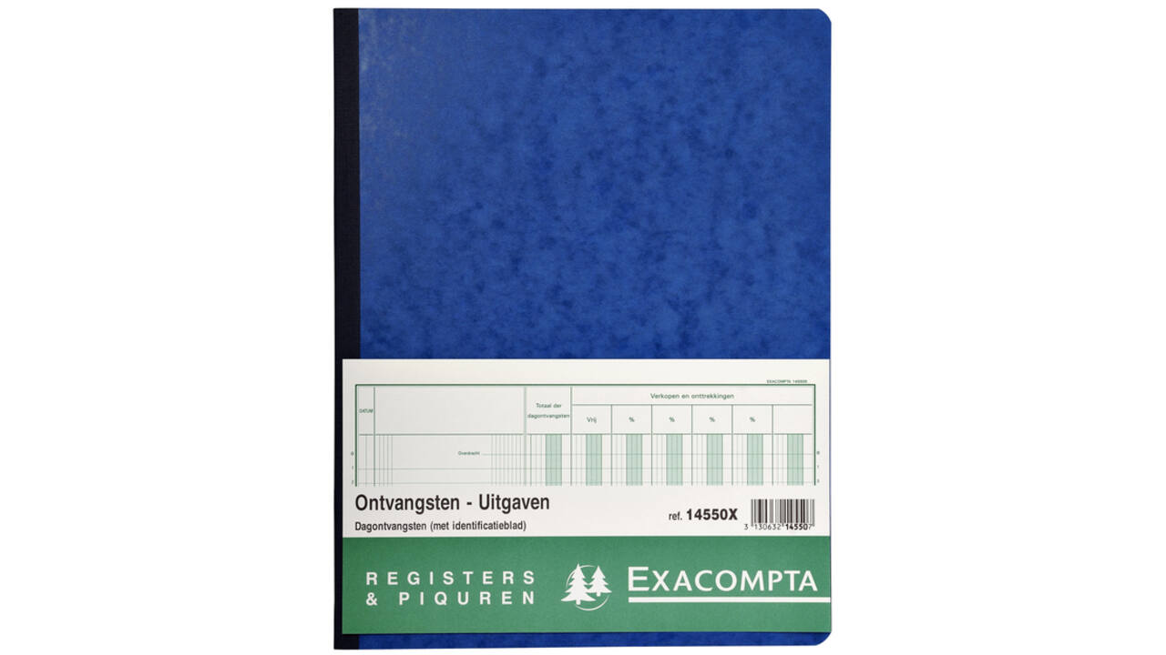 Register Piqure dagontvangsten 320x250mm 80vel assorti