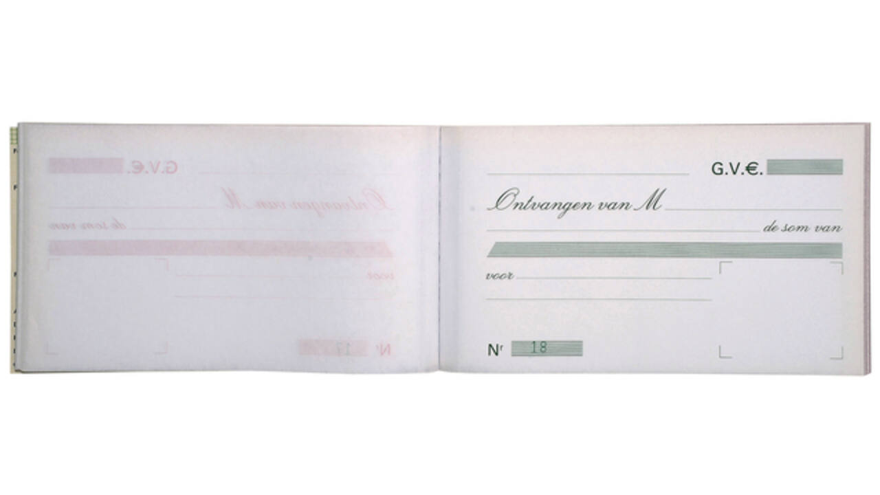 Kasboek Exacompta Manifold ontvangstbewijs dupli 50vel