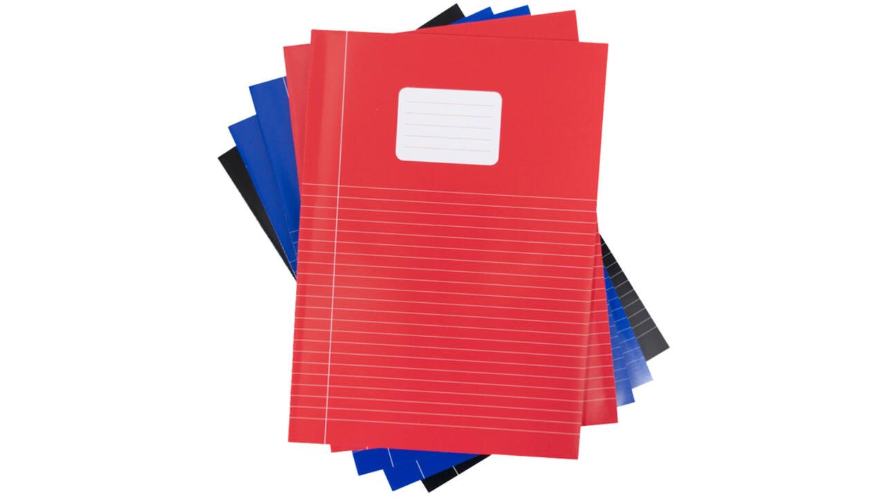 Schrift Verhaak Basic A4 lijn 80 pagina's 60gr pak à 5 stuks