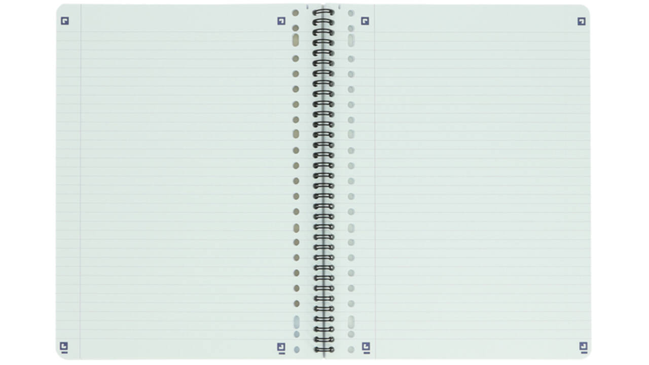 Collegeblok Oxford School A4+ lijn 23-gaats 160 pagina's 80gr voordeelpak assorti