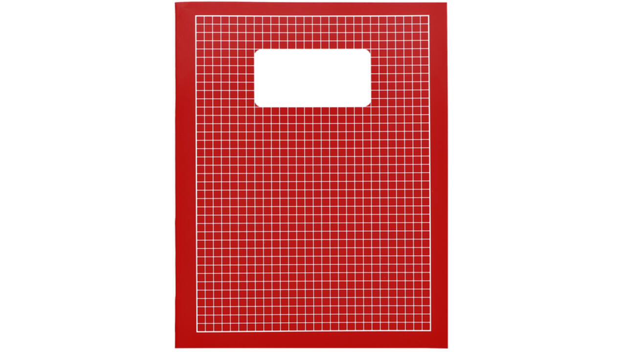Schrift Qbasic 210x165mm ruit 5mm 80blz 70gr assorti