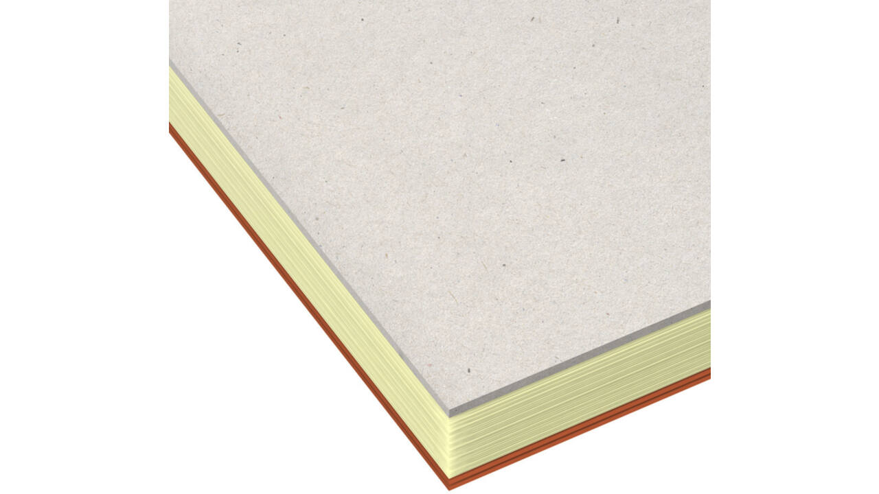 Cursusblok Oxford Orange Notepad A4+ lijn 4-gaats 160 pagina's 80gr oranje