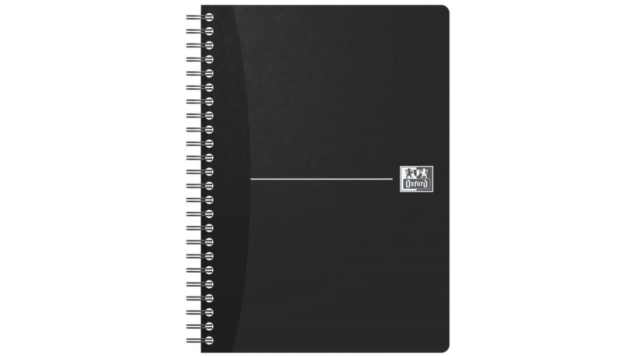 Spiraalblok Oxford Essentials A5 lijn 180 pagina's 80gr assorti