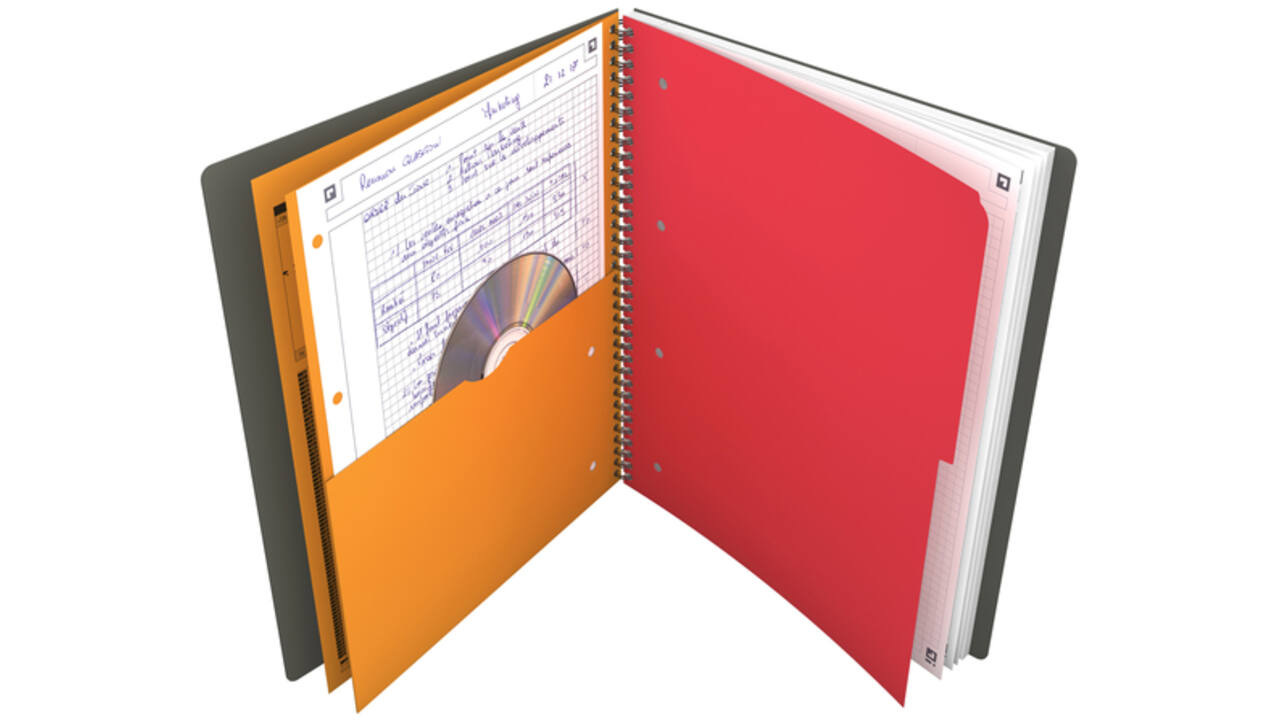Spiraalblok Oxford International Activebook A4+ ruit 5mm