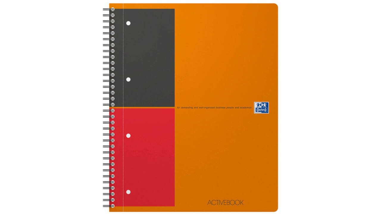 Spiraalblok Oxford International Activebook A4+ lijn