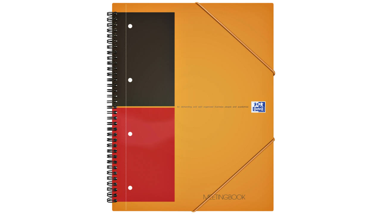 Spiraalblok Oxford International Meetingbook A4+ lijn