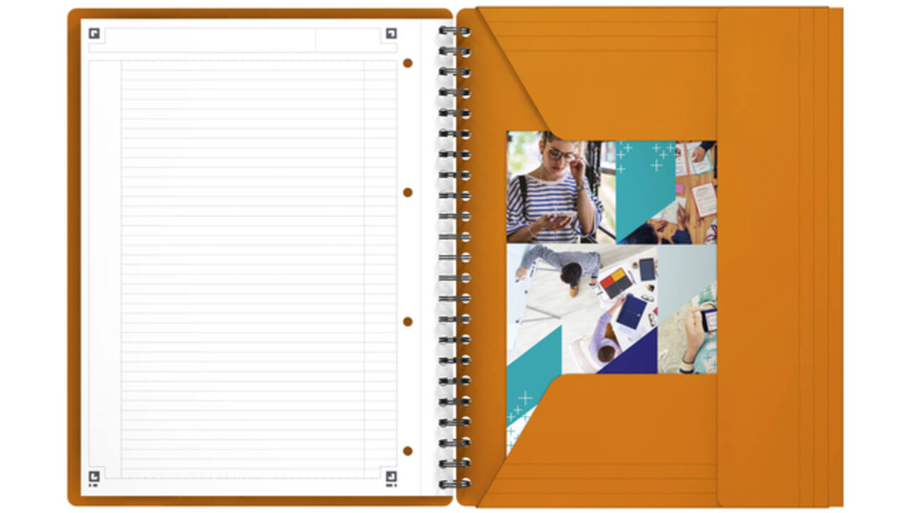 Spiraalblok Oxford International Meetingbook A4+ lijn