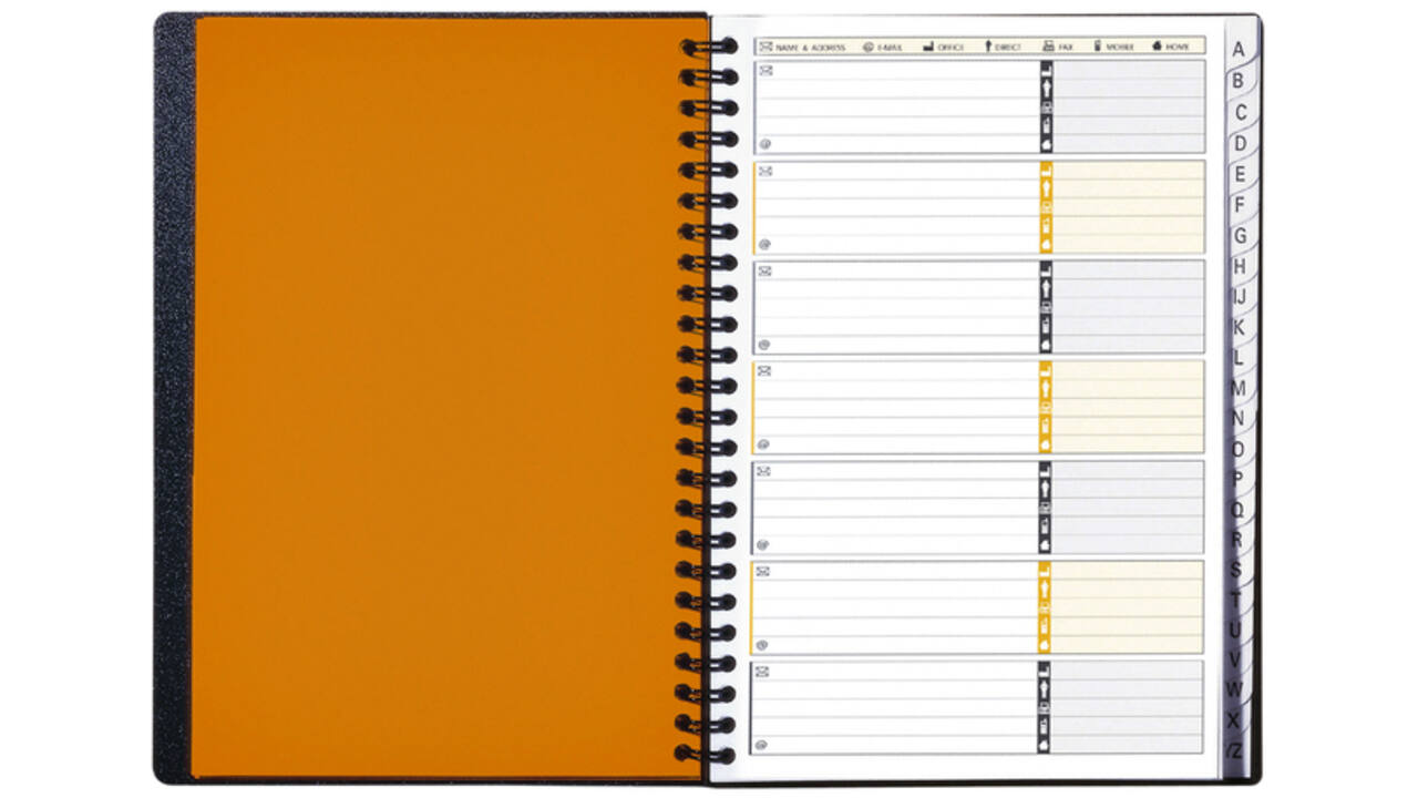 Adresboek Oxford International A5 72vel met alfabet
