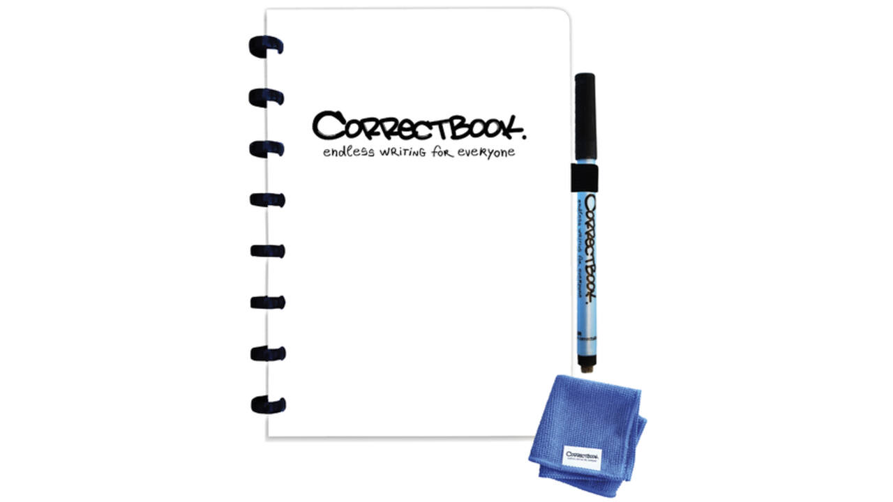 Notitieboek Correctbook A5 lijn 40blz inspirational white