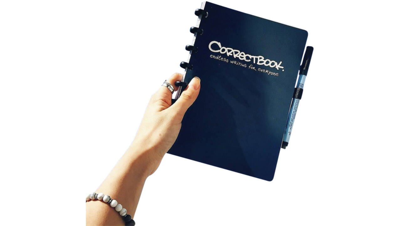 Notitieboek Correctbook A5 lijn 40blz midnight blue