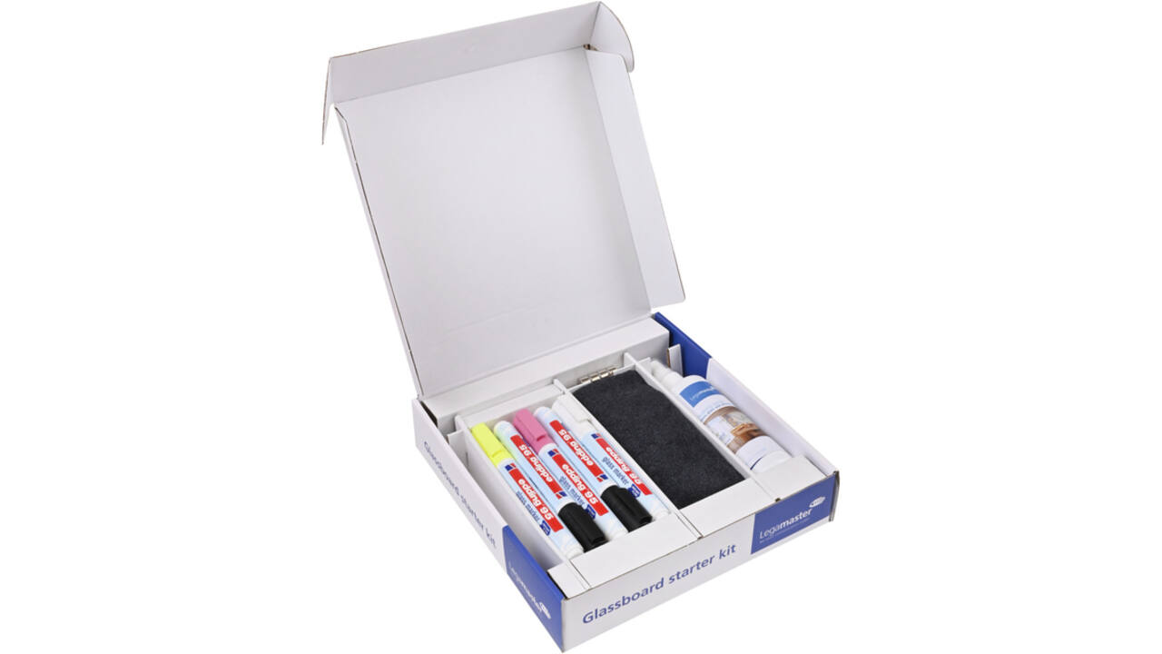 Glasbord Legamaster starterkit