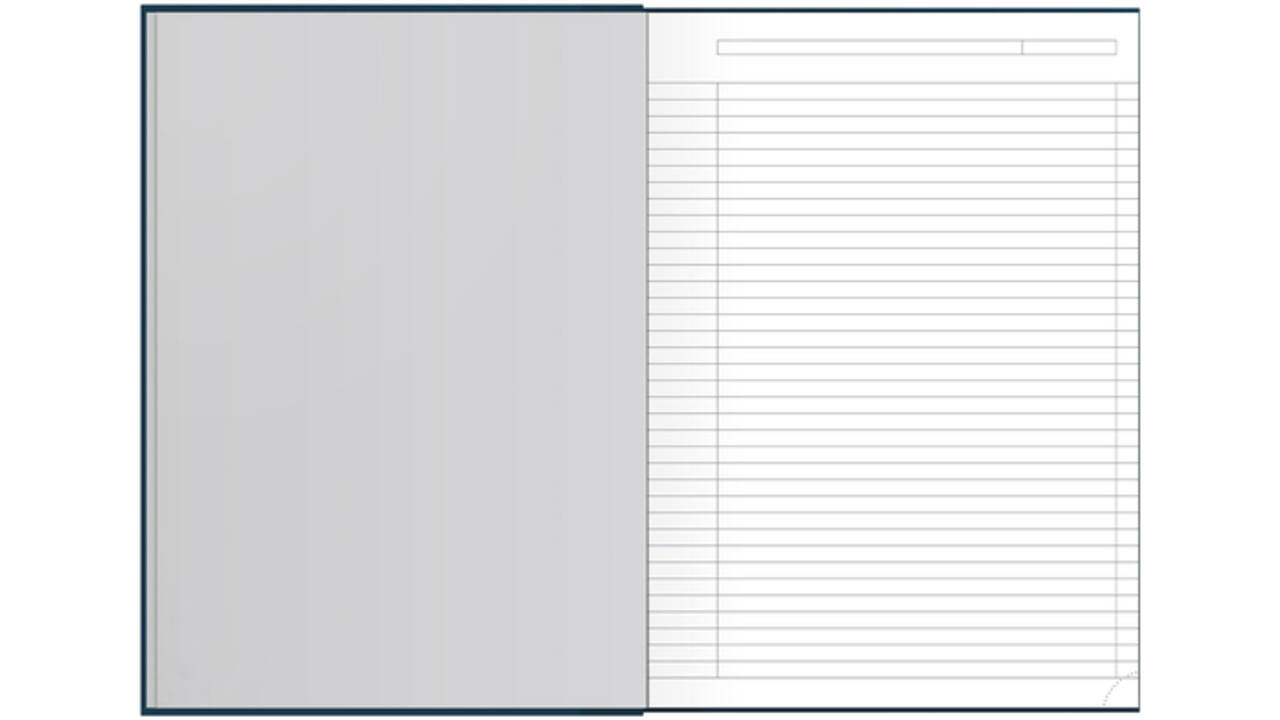 Notitieboek Oxford Office Essentials A4 lijn 192 pagina' s 80gr blauw