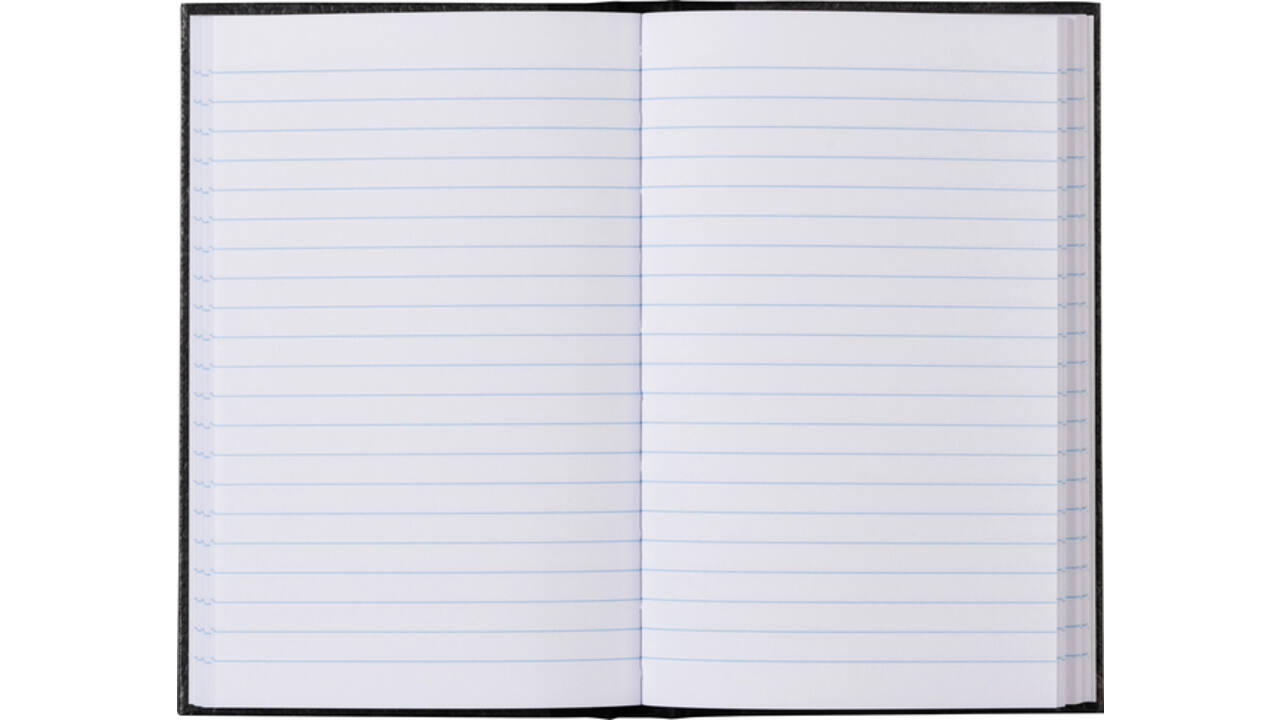 Notitieboek Octavo 103x165mm 192blz lijn grijs gewolkt