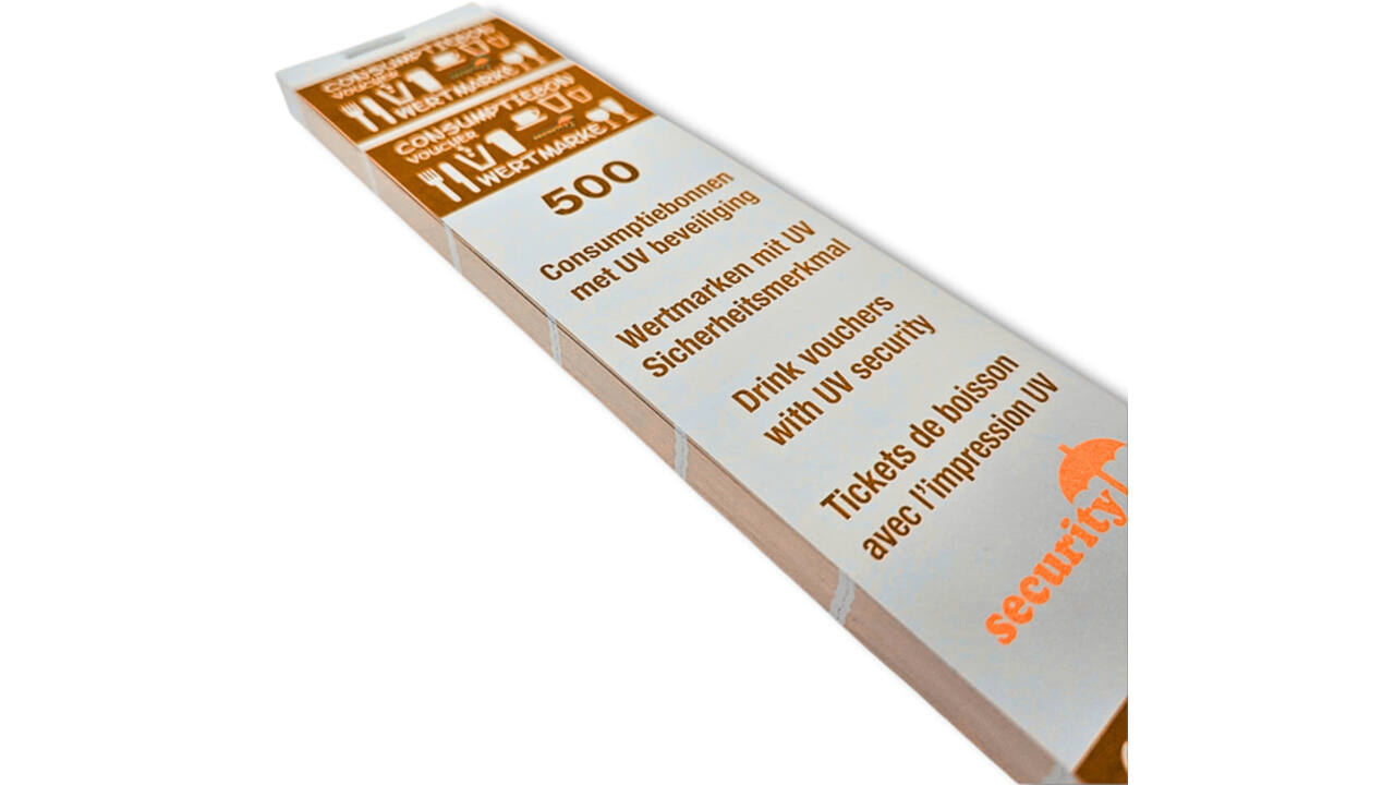 Consumptiebon Combicraft UV beveiliging 500 stuks oranje