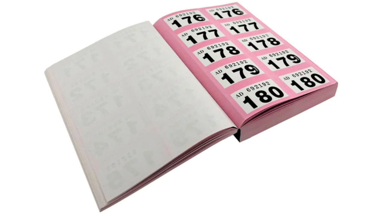 Nummerblok 1-1000 assorti