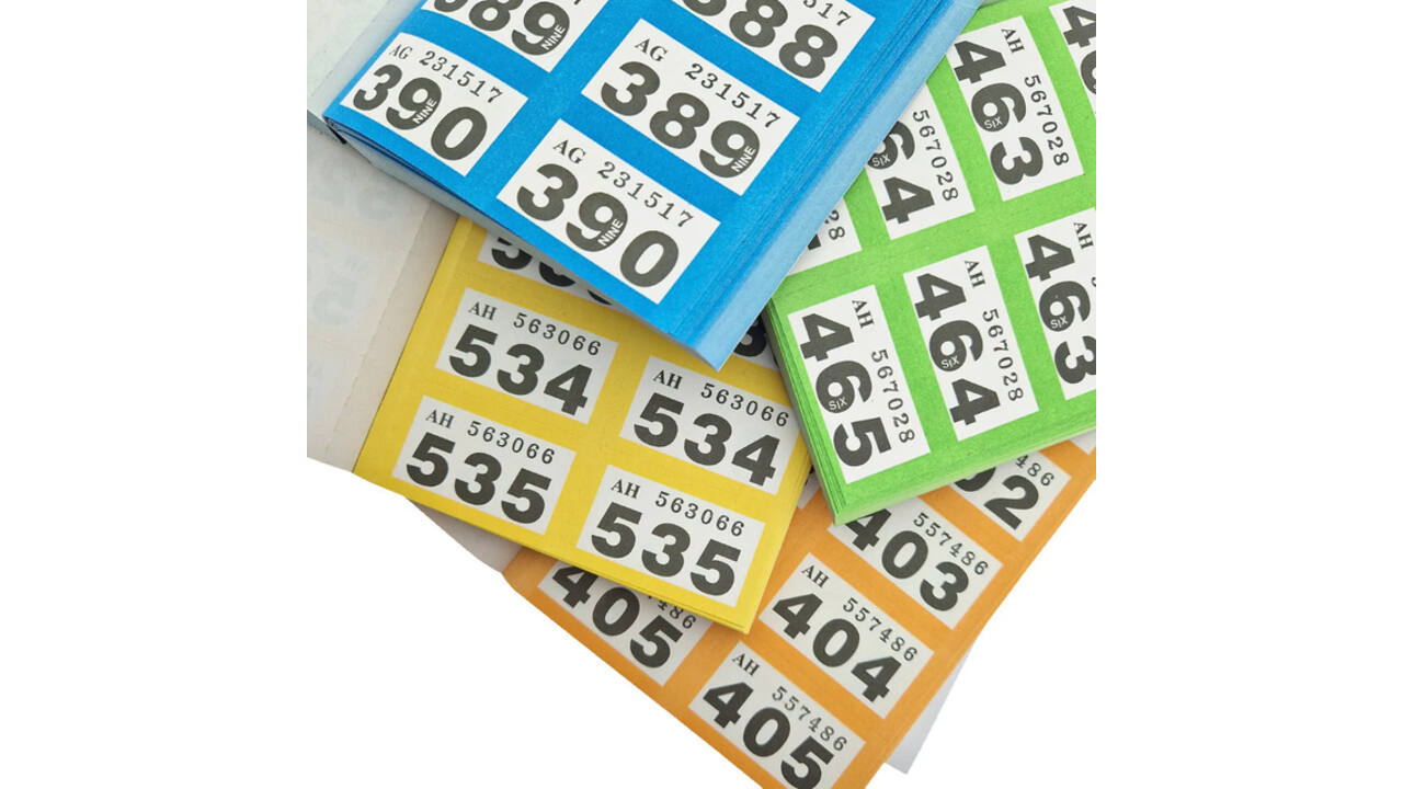 Nummerblok 1-1000 assorti
