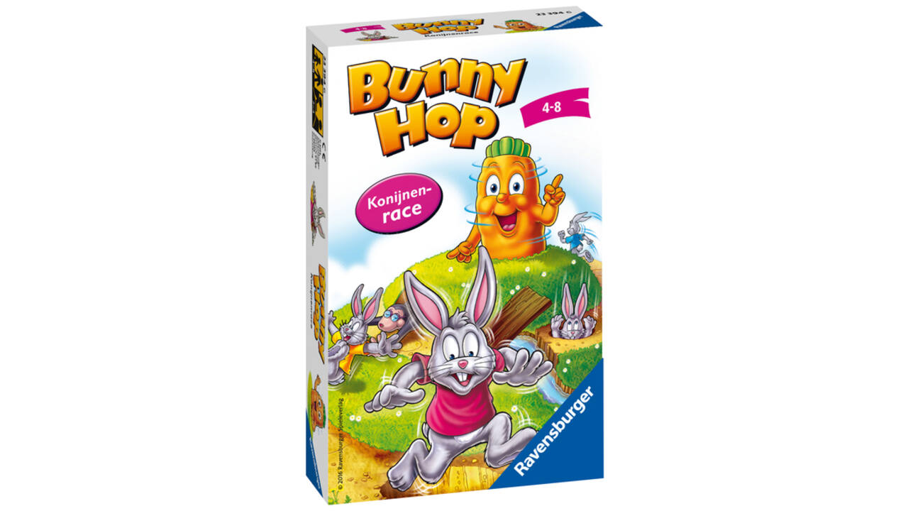 Spel Ravensburger Bunny Hop konijnenrace