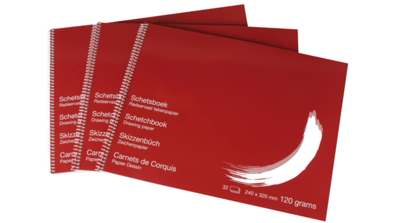 Schetsboek Papyrus 240x320mm 120gr 32vel