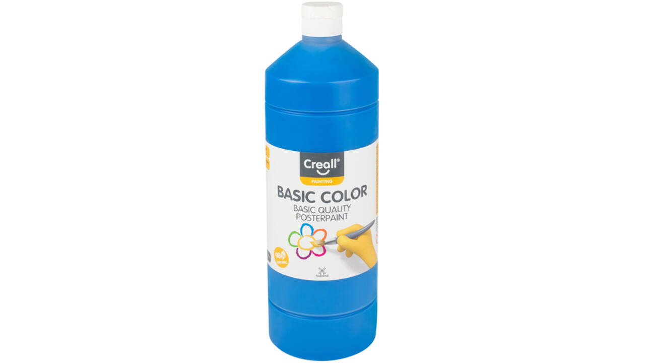 Plakkaatverf Creall basic blauw 1000ml