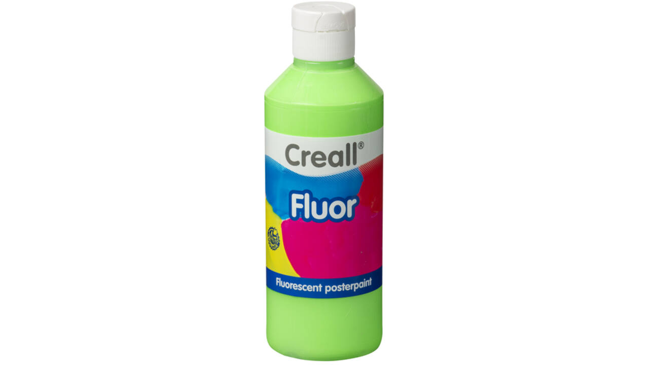 Plakkaatverf Creall fluor groen 250ml