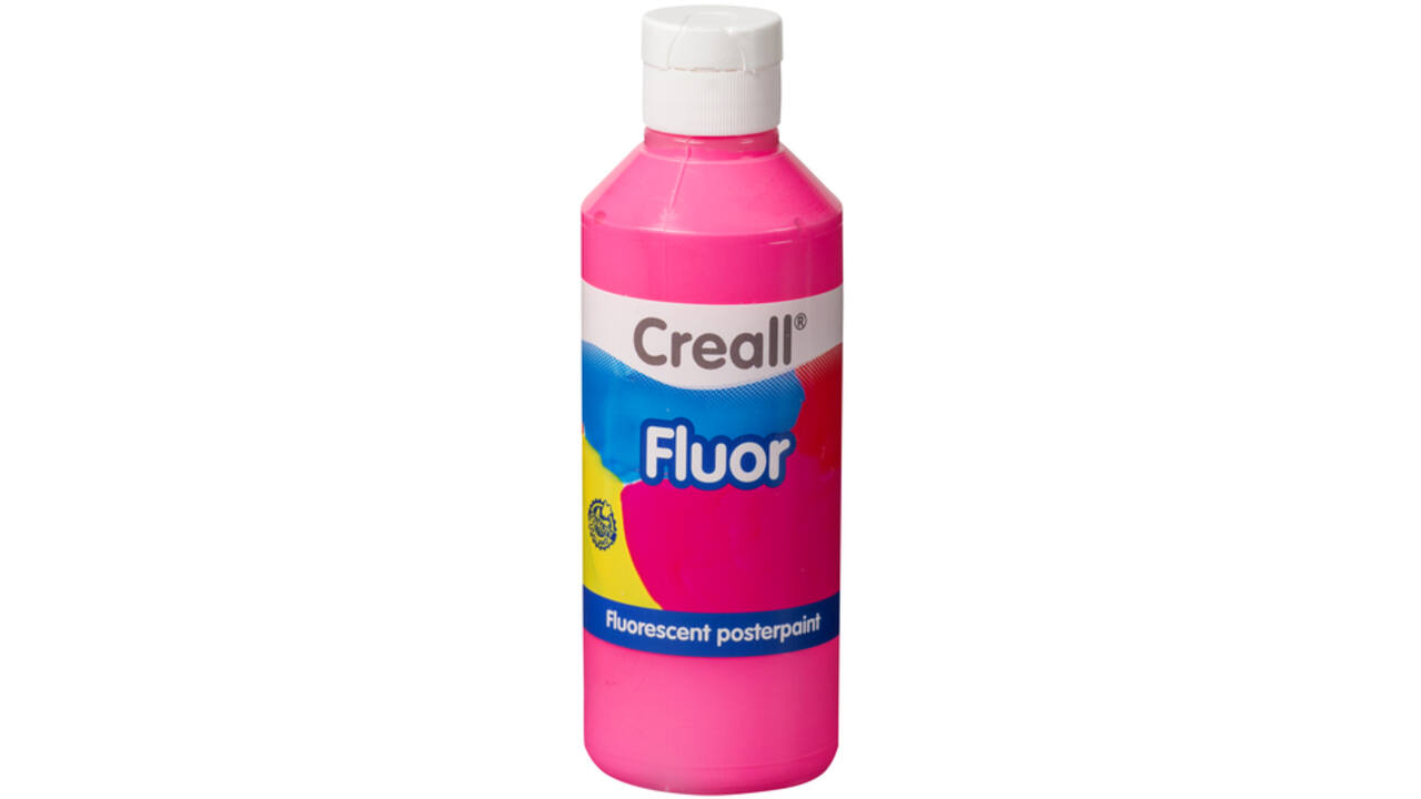 Plakkaatverf Creall fluor roze 250ml
