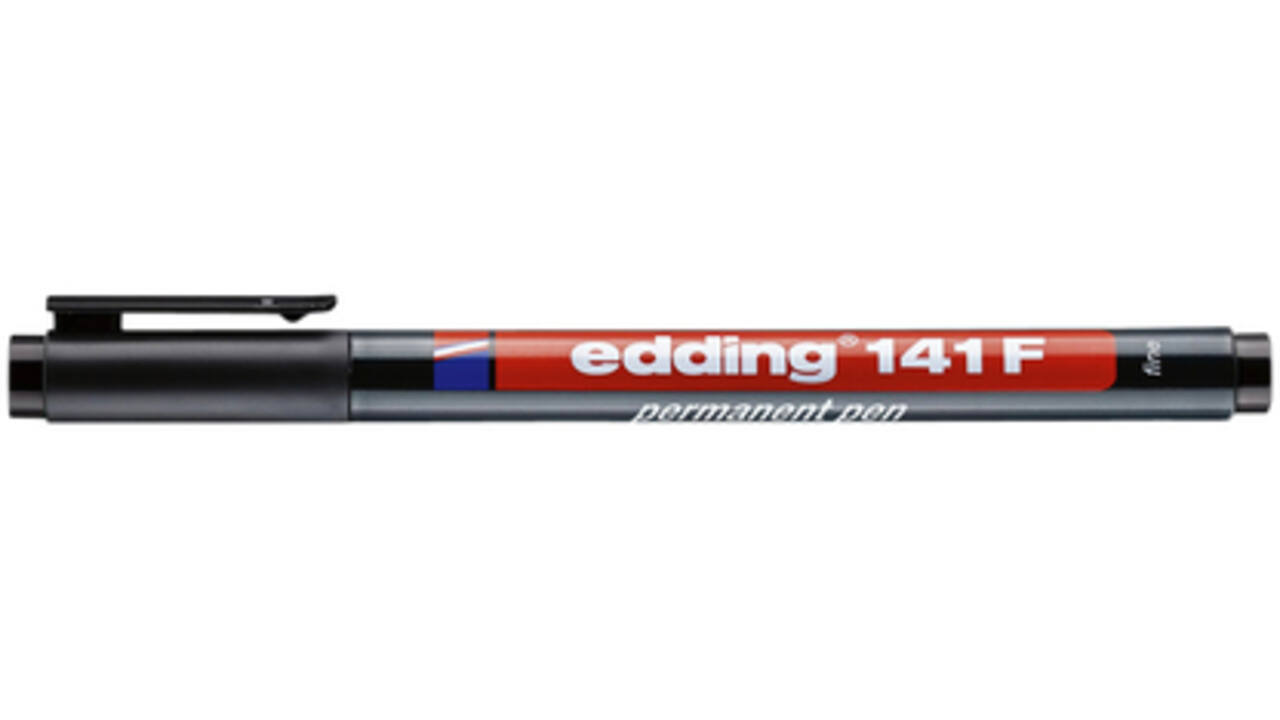 Viltstift edding 141 rond 0.6mm zwart