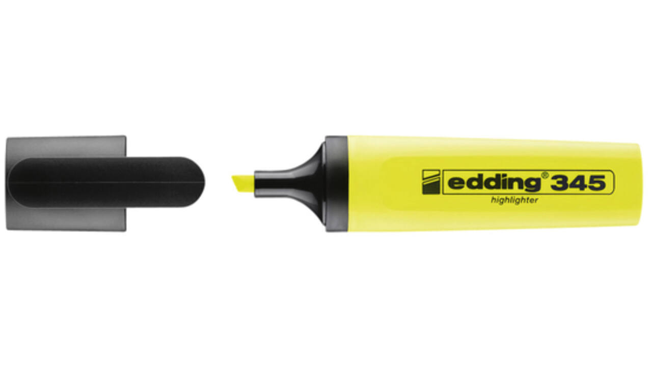 Markeerstift edding 345 2-5mm geel