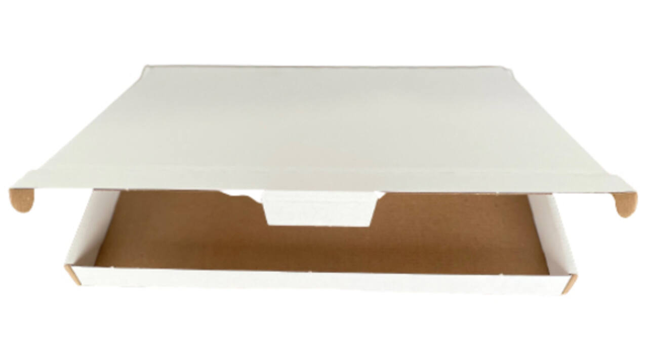 Brievenbusbox IEZZY A4 360x255x27mm karton wit