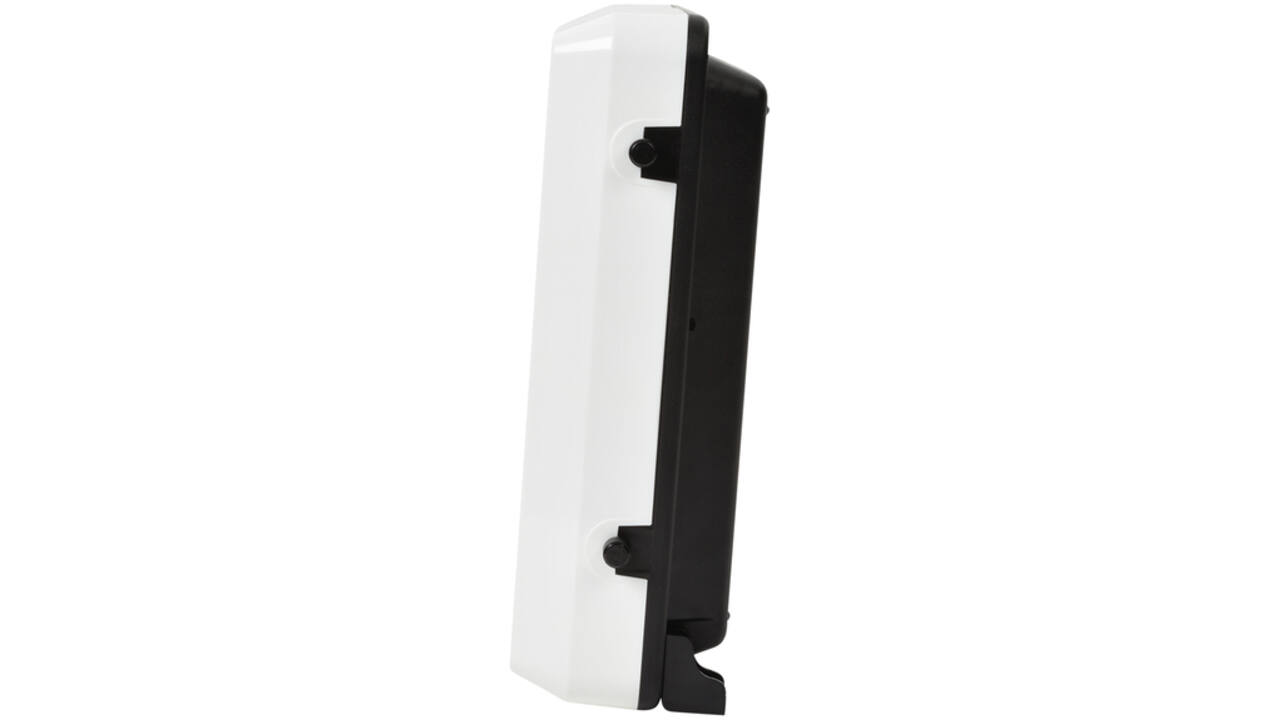 Wandklok Perel Flipover 31cm zwart/wit