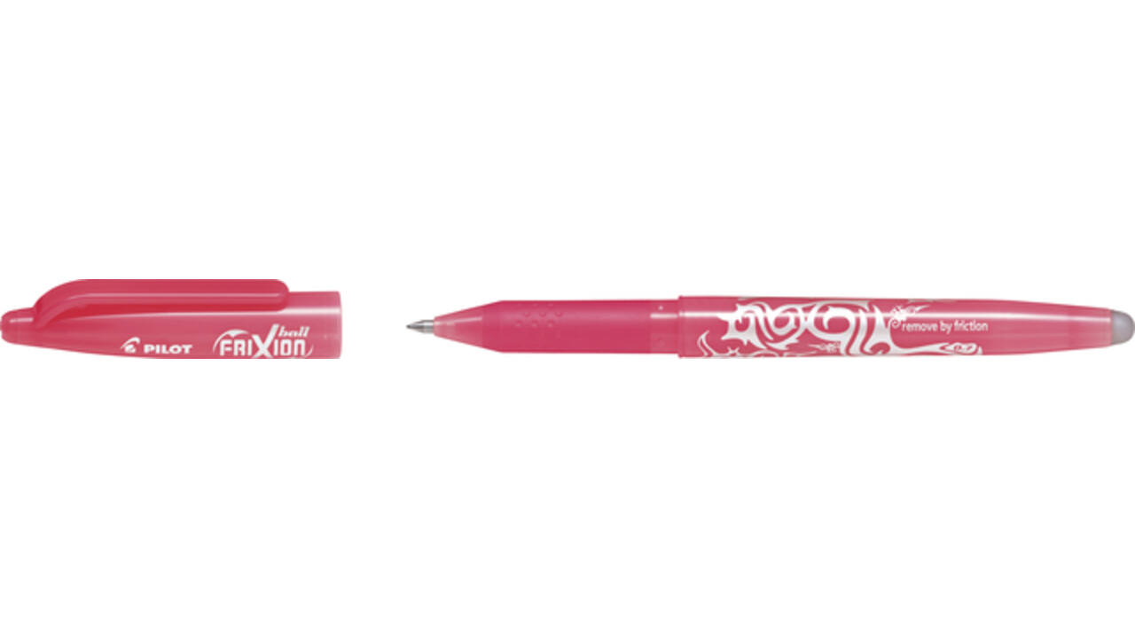 Rollerpen PILOT friXion medium koraal roze