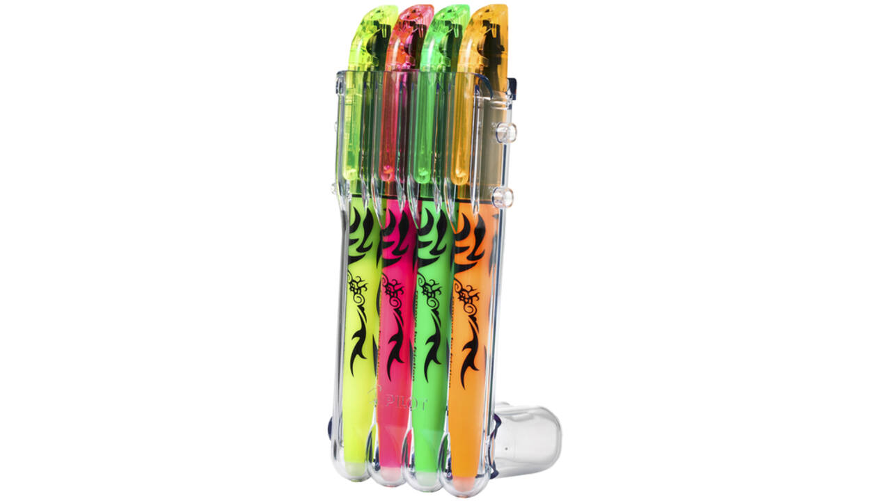 Markeerstift Pilot friXion assorti Set2Go à 4 stuks