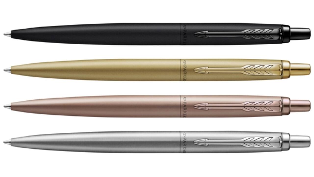 Balpen Parker Jotter XL Monochrome black medium blister à 1 stuk