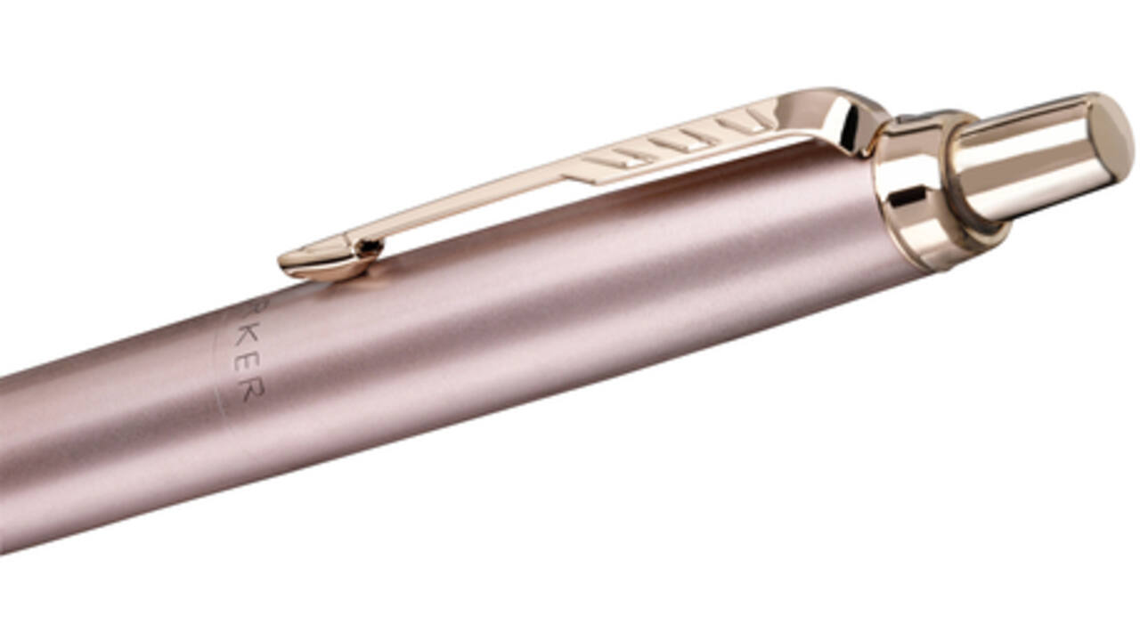 Balpen Parker Jotter XL Monochrome pink gold medium blister à 1 stuk
