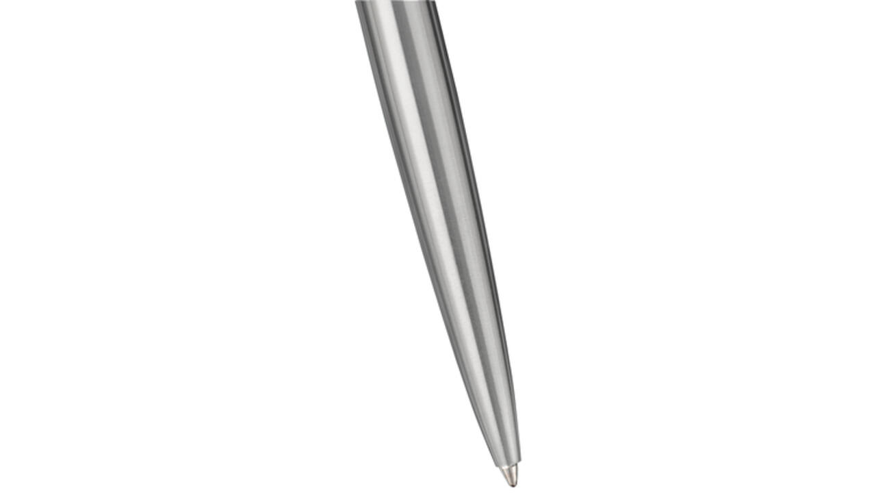 Balpen Parker Jotter XL Monochrome stainless steel medium blister à 1 stuk