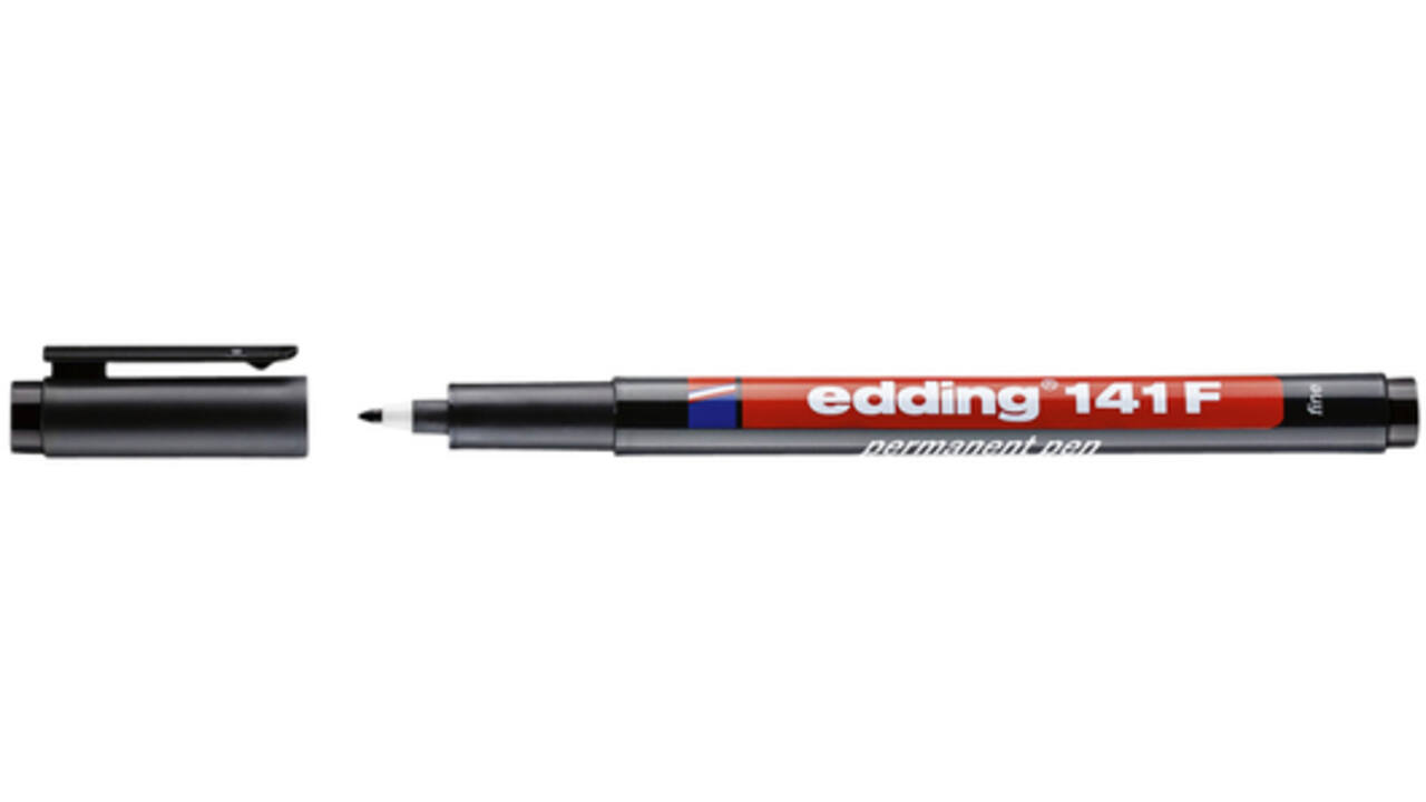 Viltstift edding 141 rond 0.6mm zwart