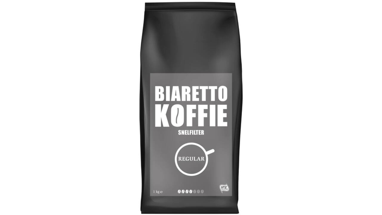 Koffie Biaretto snelfiltermaling regular 1000 gram
