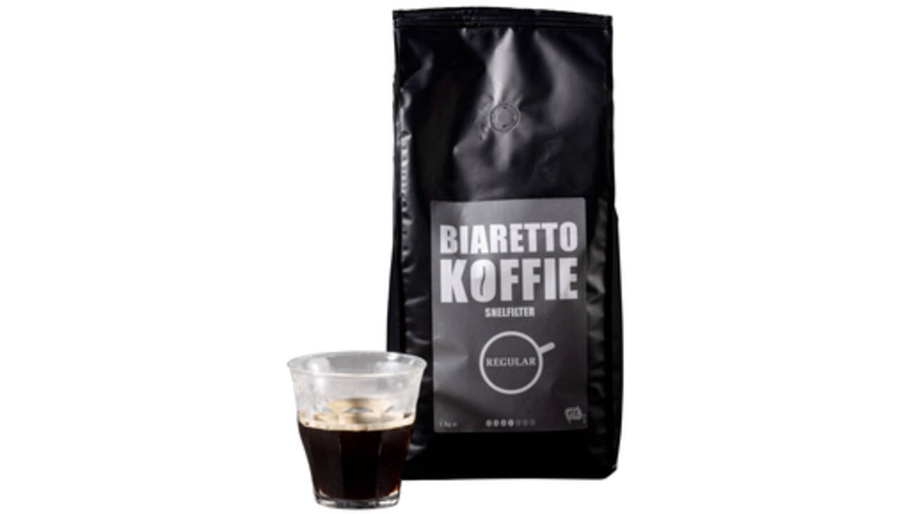 Koffie Biaretto snelfiltermaling regular 1000 gram