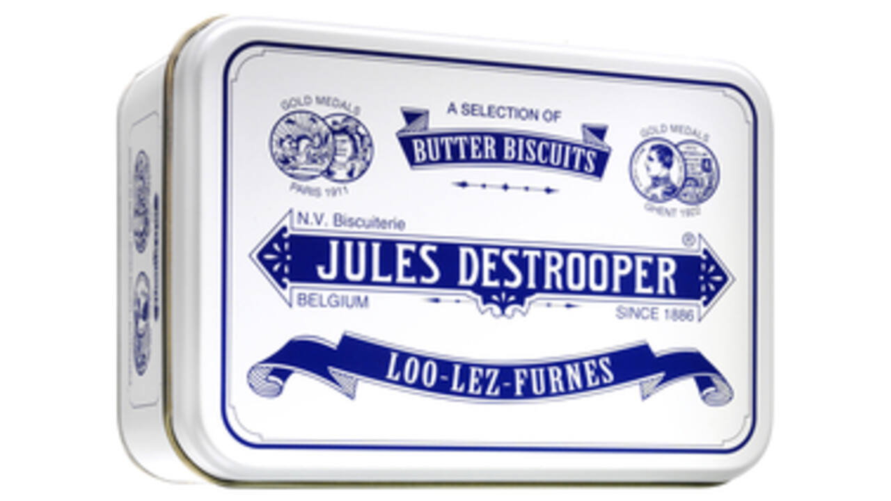 Natuurboterwafels Jules Destrooper blik 75gr