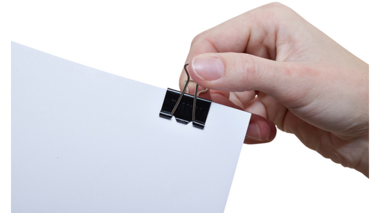 Papierklem MAUL 215 foldback 32mm capaciteit 13mm zwart