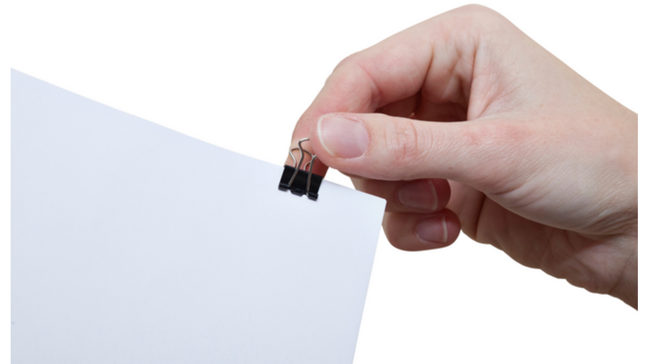 Papierklem MAUL 215 foldback 13mm capaciteit 4mm zwart