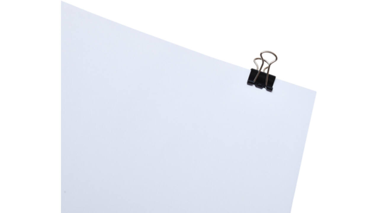 Papierklem MAUL 215 foldback 13mm capaciteit 4mm zwart