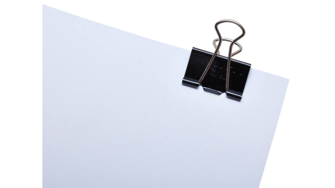 Papierklem MAUL 215 foldback 32mm capaciteit 13mm zwart