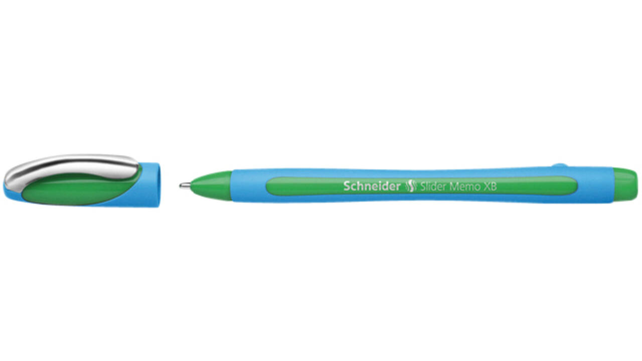 Balpen Schneider Slider Memo extra breed groen