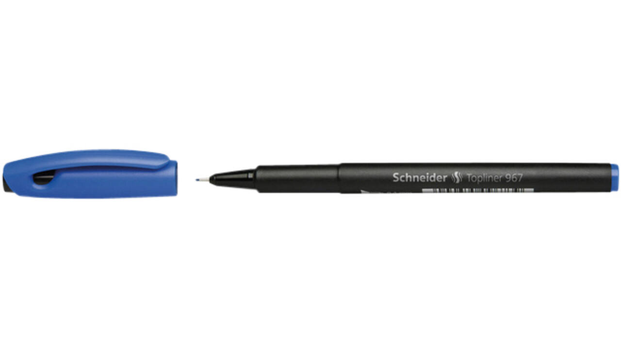 Fineliner Schneider 967 0.4mm blauw