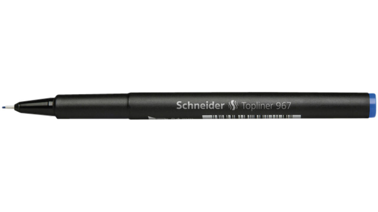 Fineliner Schneider 967 0.4mm blauw