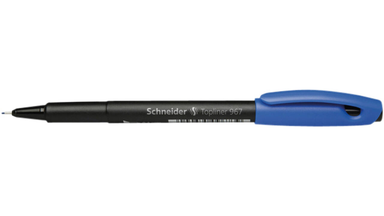 Fineliner Schneider 967 0.4mm blauw